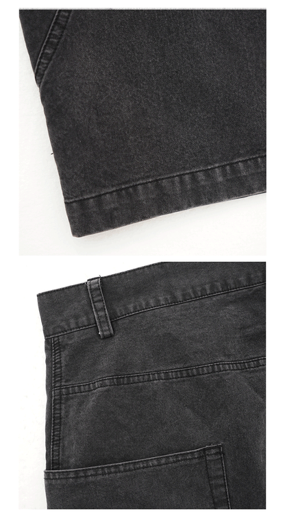 Retro Old Pants Scimitar  Spring And Summer 2025 New Heavy Sports Loose Straight Pants Men SHW-438
