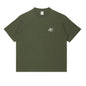 Spring and summer 2025 new American letter logo stitching contrast color design short sleeve T-shirt men loose SH-691