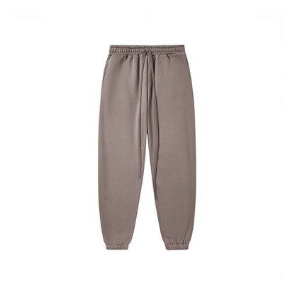 2023 Fall/Winter Solid Color Casual Fleece-lined Pants Fashion Brand Street Dance Suit Hiphop Foot Pants Men SHW-371