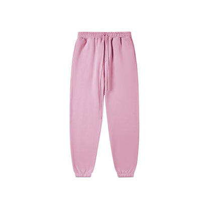 2023 Fall/Winter Solid Color Casual Fleece-lined Pants Fashion Brand Street Dance Suit Hiphop Foot Pants Men SHW-371
