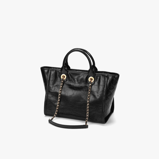 Beach bag, versatile, fashionable, classic, large-capacity, single-shoulder handbag