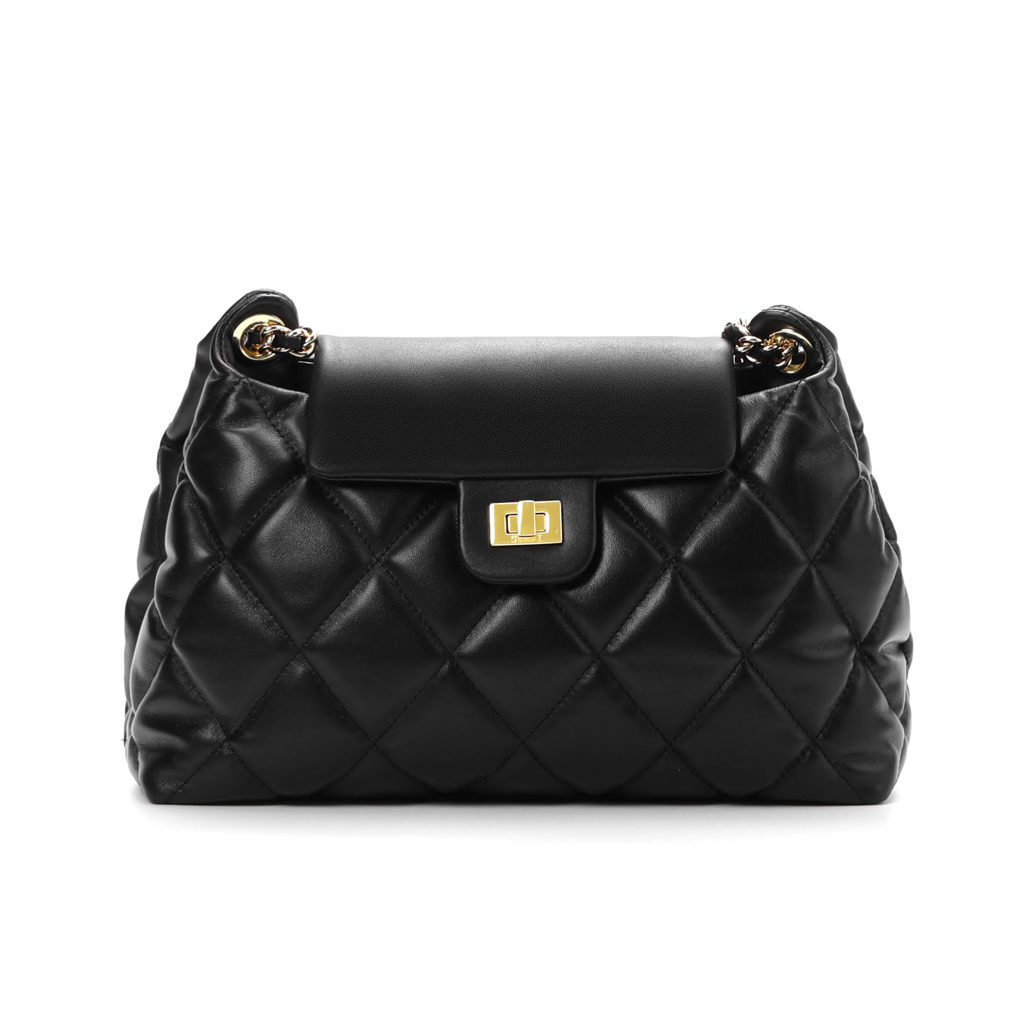Fashionable Ladies' Classic Shoulder Handbag Marshmallow
