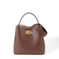 SADIA versatile, stylish and classic single - shoulder and handheld "Four - Happiness Pouch" bag for women Leather Satchel Purse Backpack ComboSDS30055