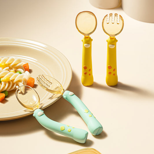 PPSU Twisted Fork Spoon (Giraffe) H41-290