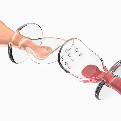 Silicone short handle auxiliary spoon H41-230