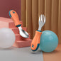 Stainless steel short handle fork spoon H41-186