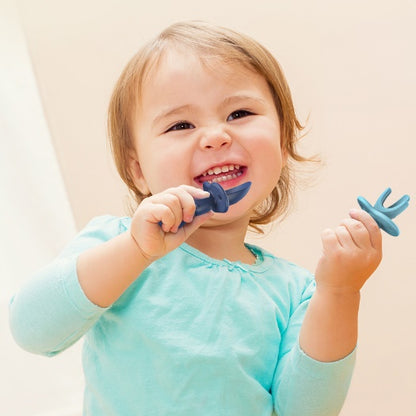 Silicone short handle fork spoon H41-207