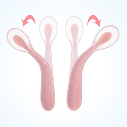 Silicone elbow spoon H41-170