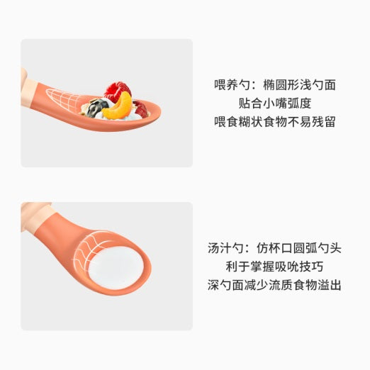 Baby cartoon temperature spoon suit H41-203-TA