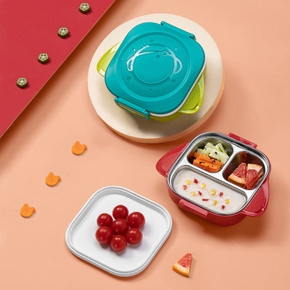 Children's stainless steel water injection lunch box H41-193