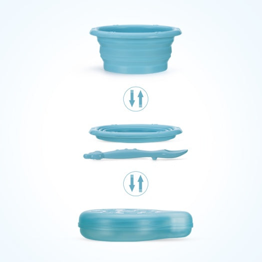 Silicone folding bowl suit H41-168