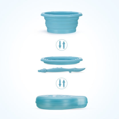Silicone folding bowl suit H41-168