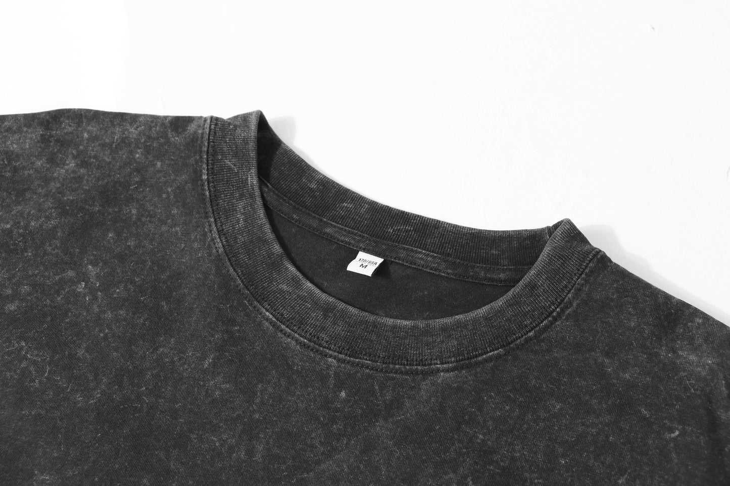 240g Washed Craft Short Sleeve Basic Blank T-shirts/sweatshirts for printing