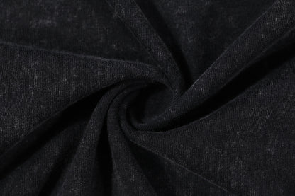 300g Washed Craft Short Sleeve Basic Blank T-shirts for printing