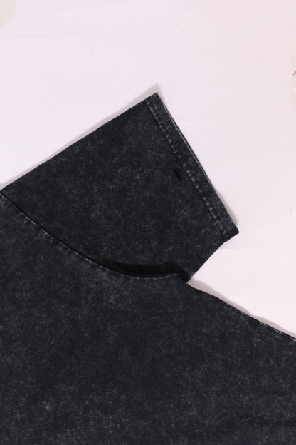 300g Washed Craft Short Sleeve Basic Blank T-shirts for printing