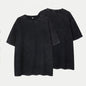 300g Washed Craft Short Sleeve Basic Blank T-shirts for printing