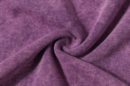 400g Heavyweight Washed Fleece Crewneck Sweatshirt Blank T-shirts/sweatshirts for printing