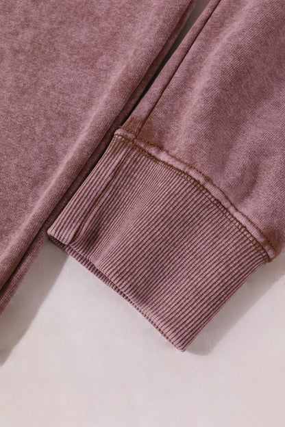 400g Heavyweight Washed Fleece Crewneck Sweatshirt Blank T-shirts/sweatshirts for printing