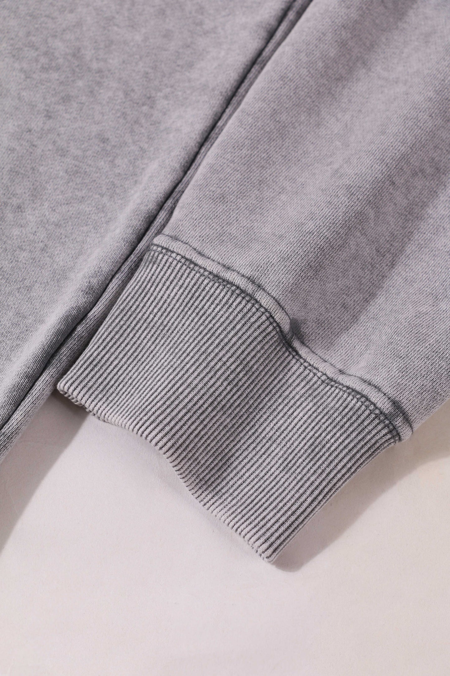 400g Heavyweight Washed Fleece Crewneck Sweatshirt Blank T-shirts/sweatshirts for printing