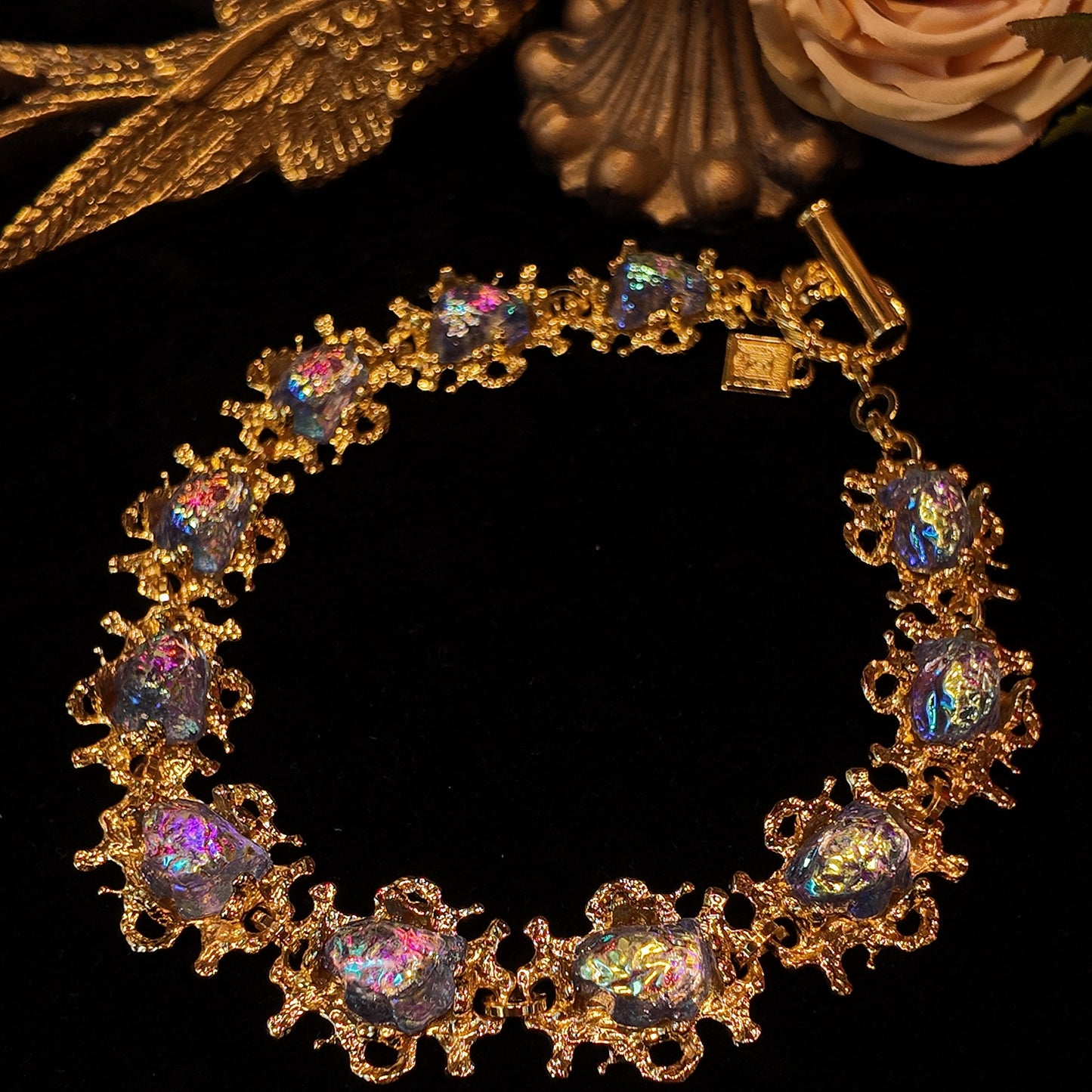 Retro King Blue Necklace JA027
