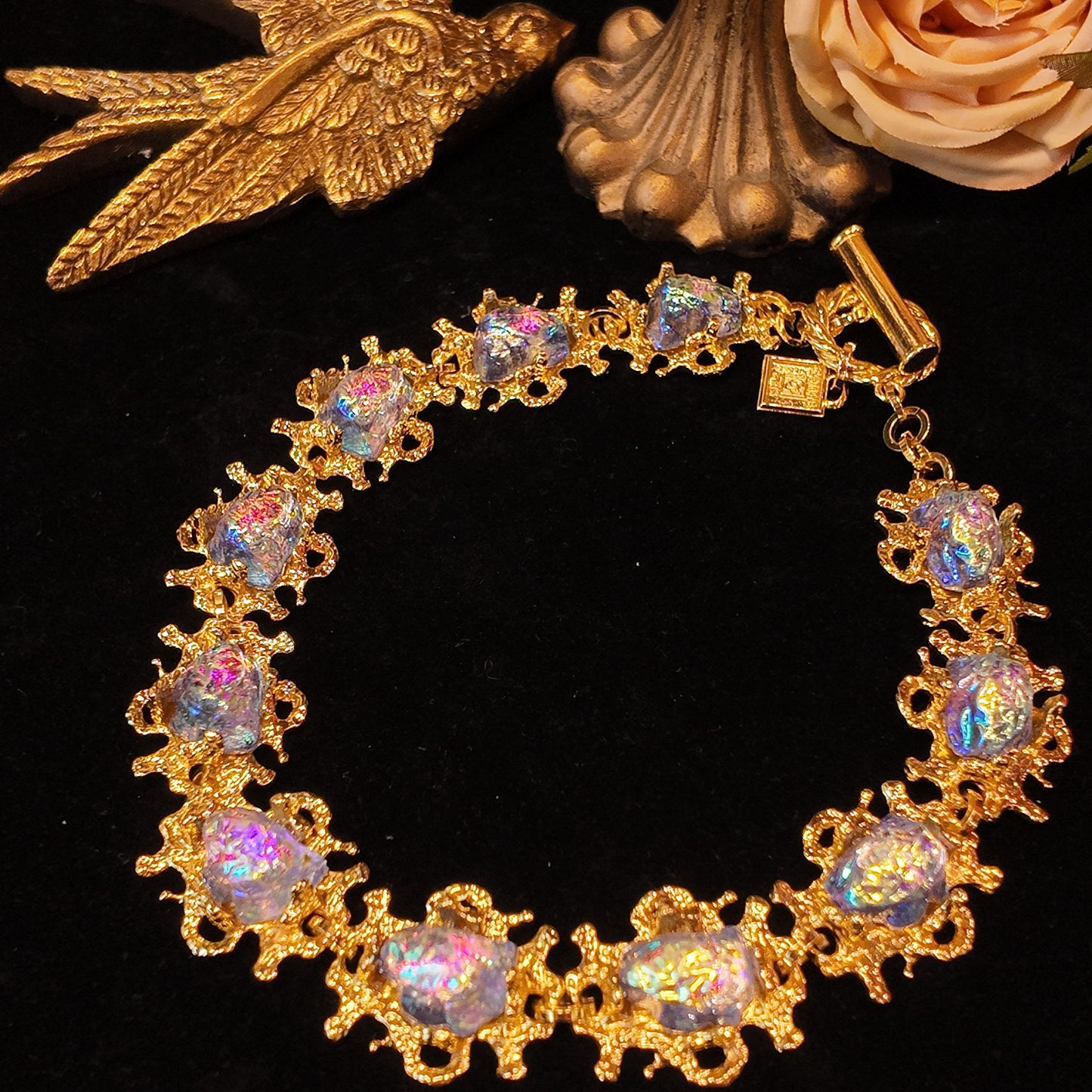 Vintage King Green Necklace JA028