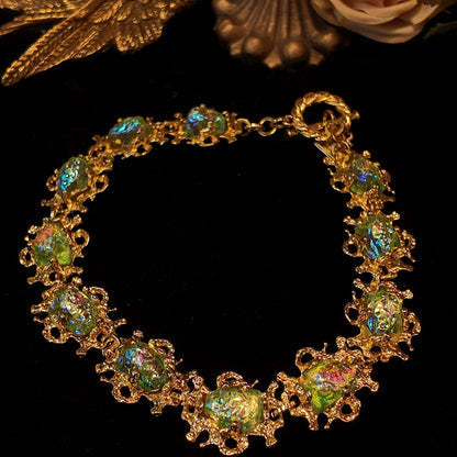 Vintage King Green Necklace JA028