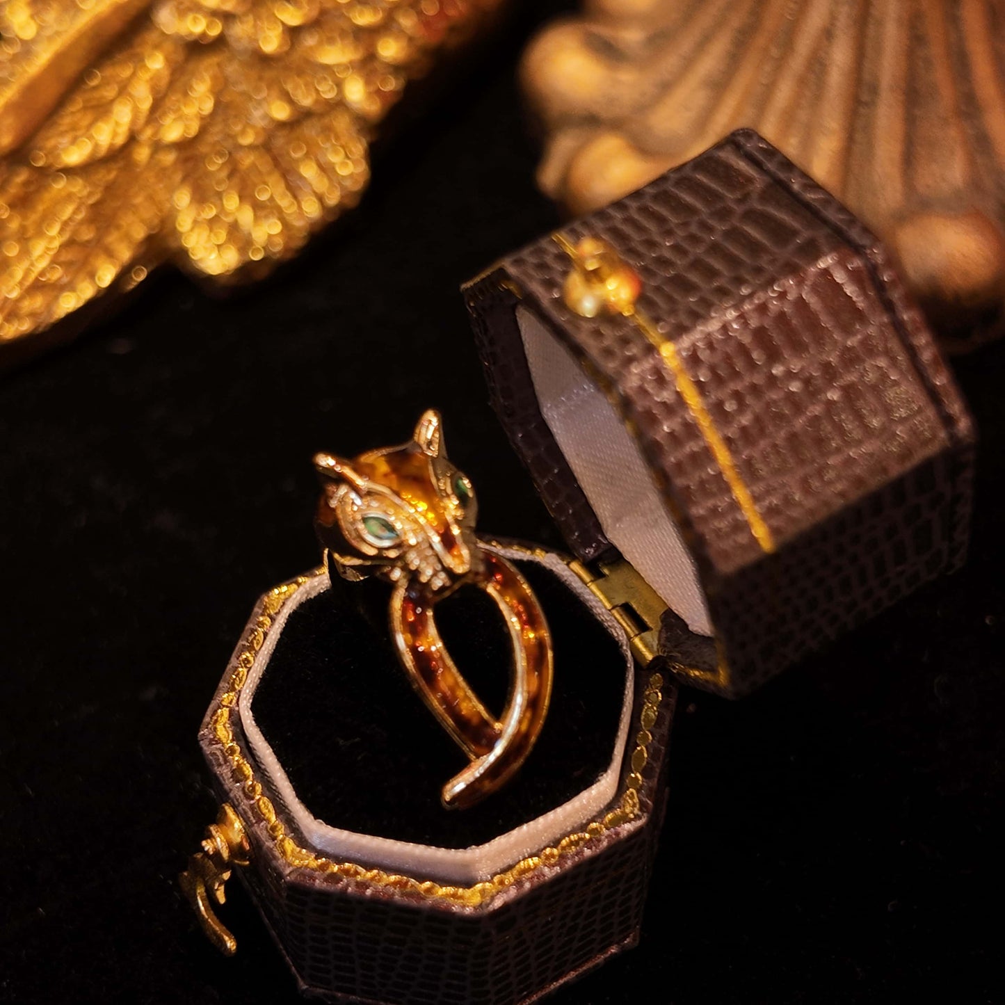 Leopard ring JA014