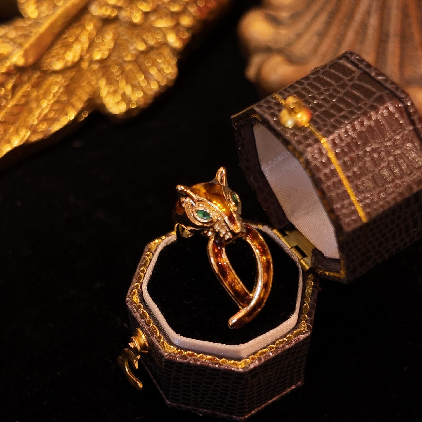 Leopard ring JA014