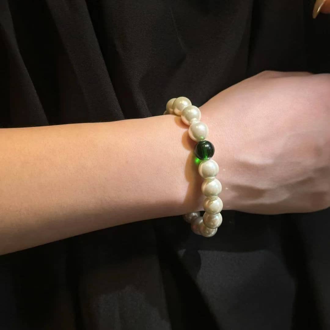 Green Pearl Bracelet JA044