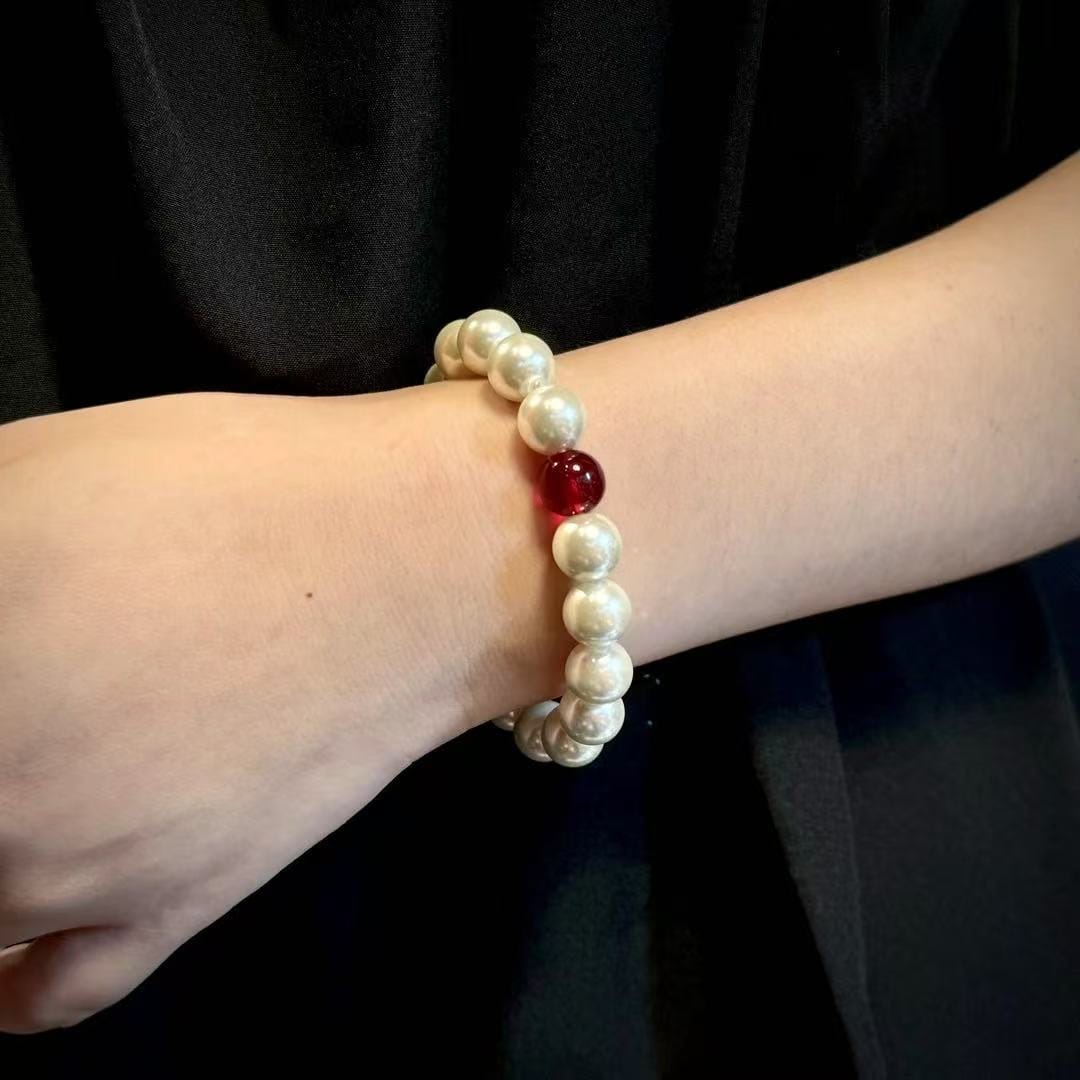 Red Pearl Bracelet JA045