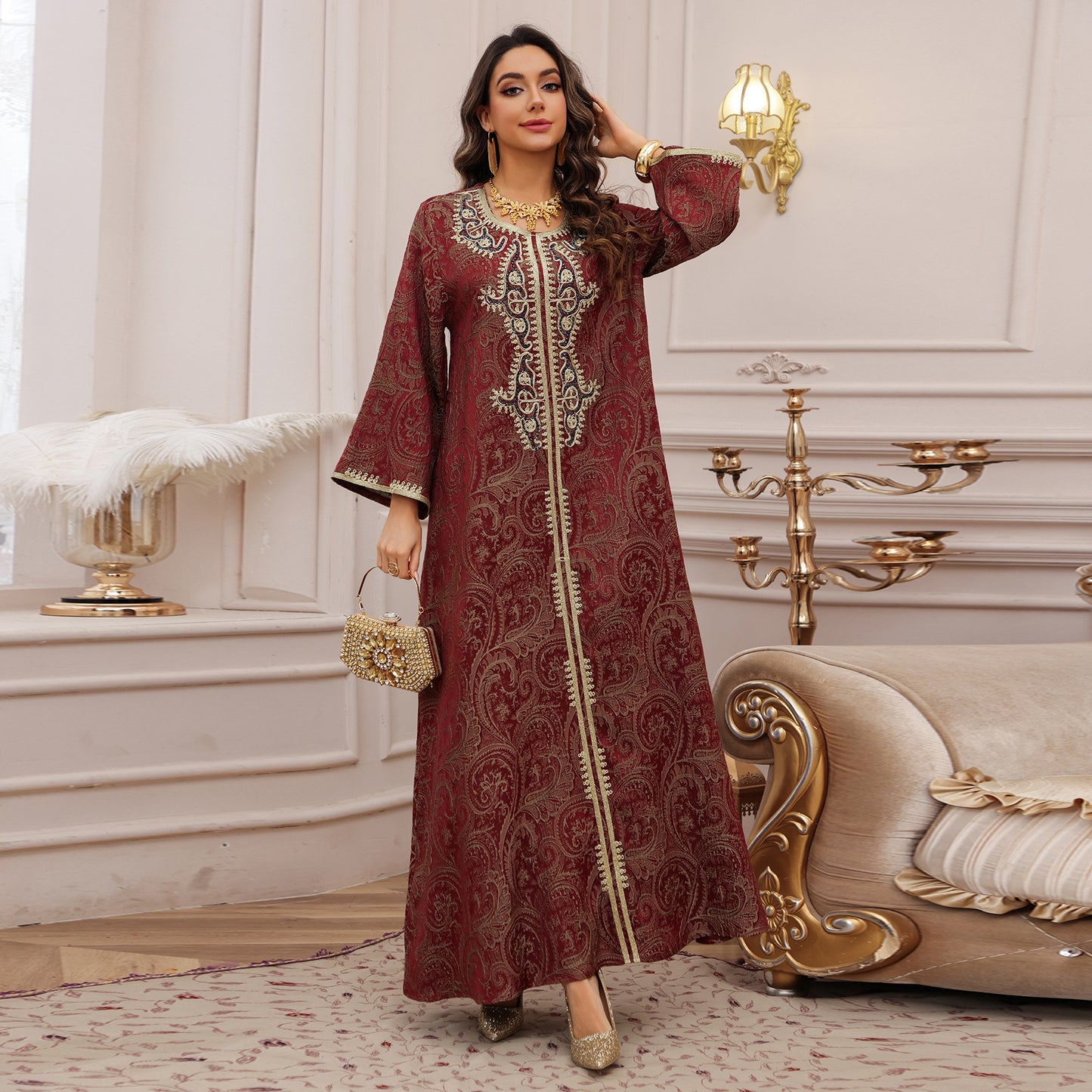 جلابية نسائية-AB487