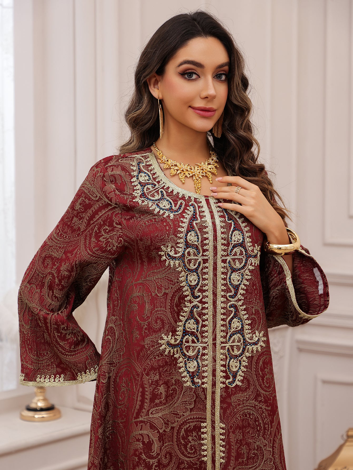 جلابية نسائية-AB487