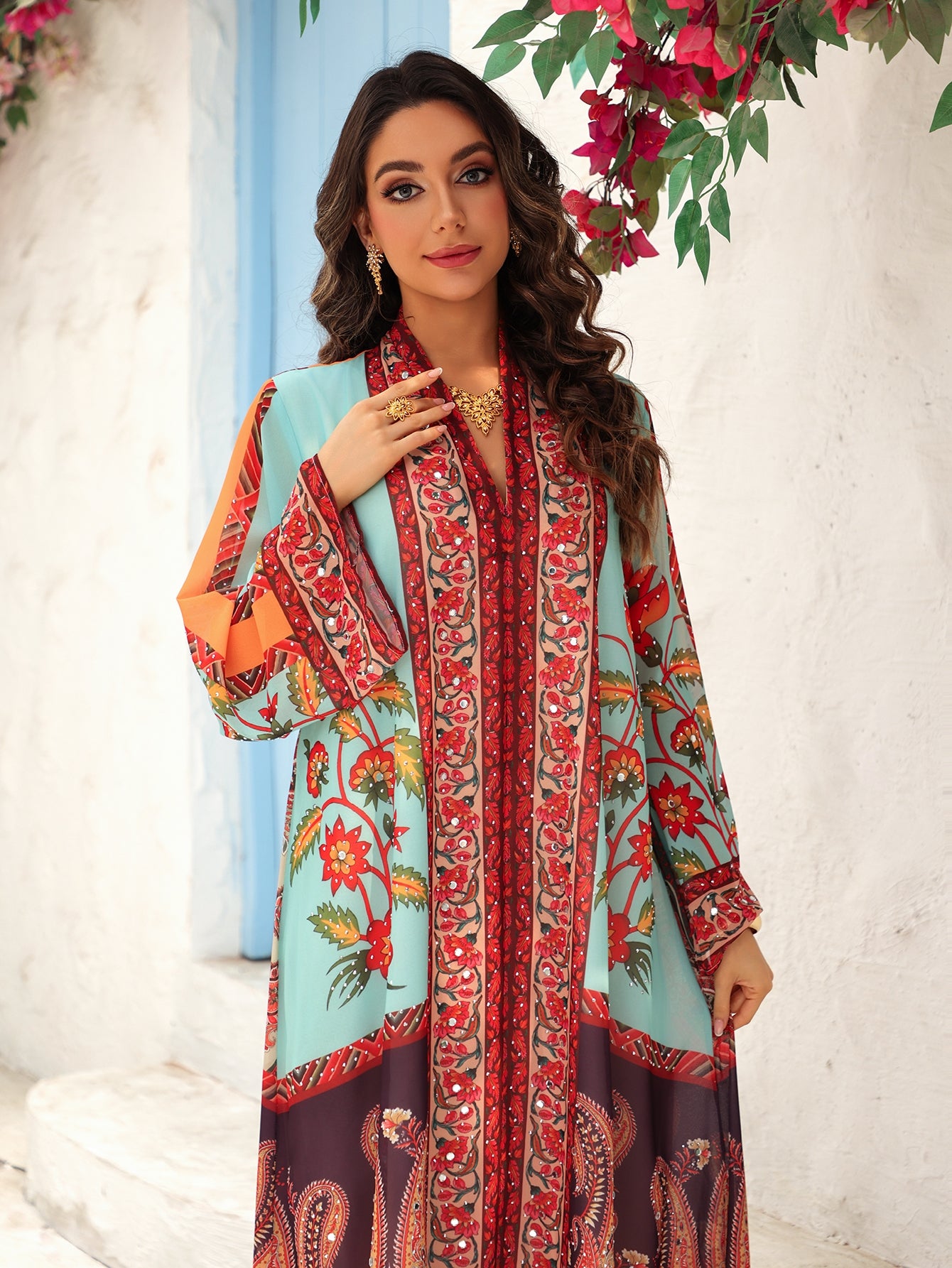 جلابية نسائية-AB476