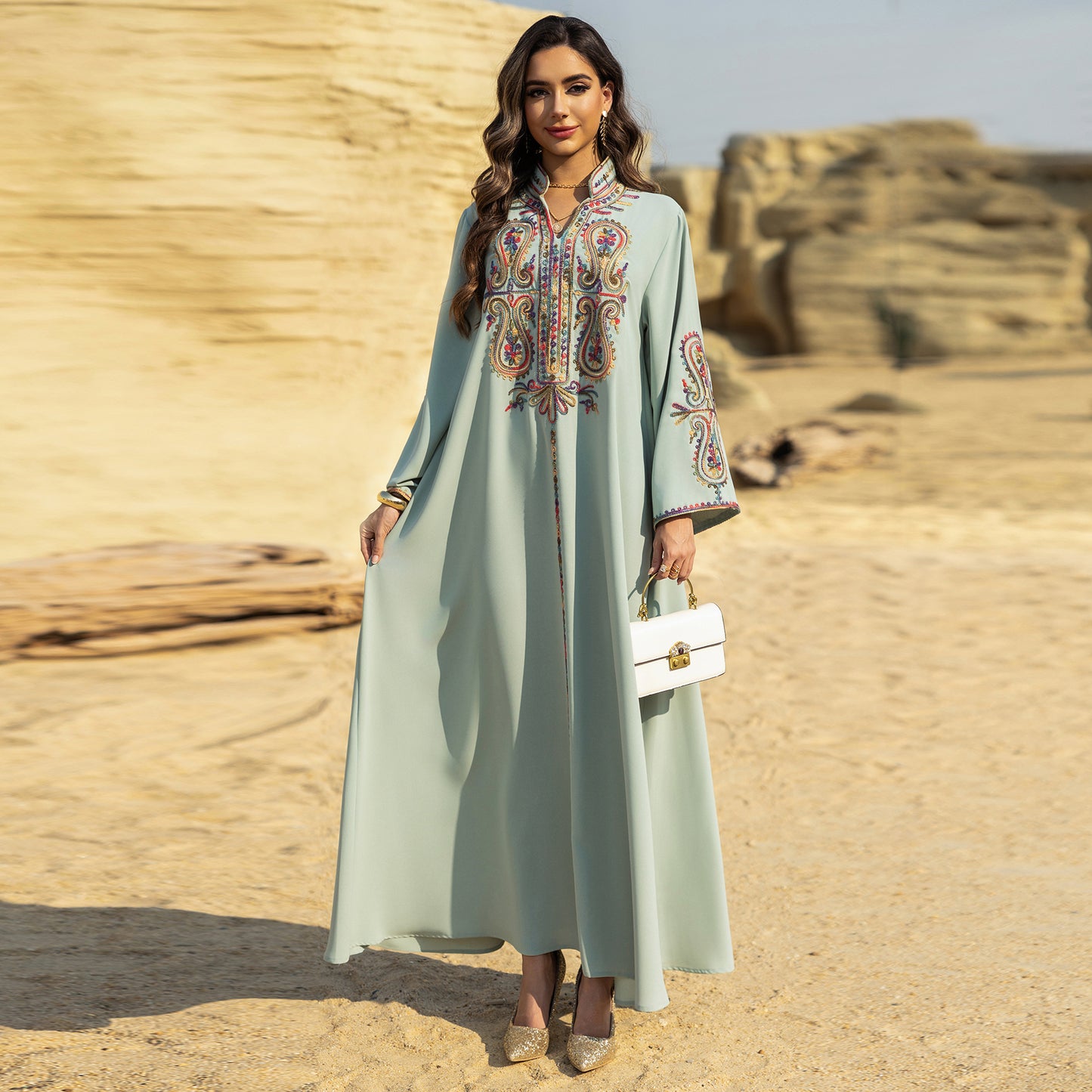 جلابية نسائية-AB458