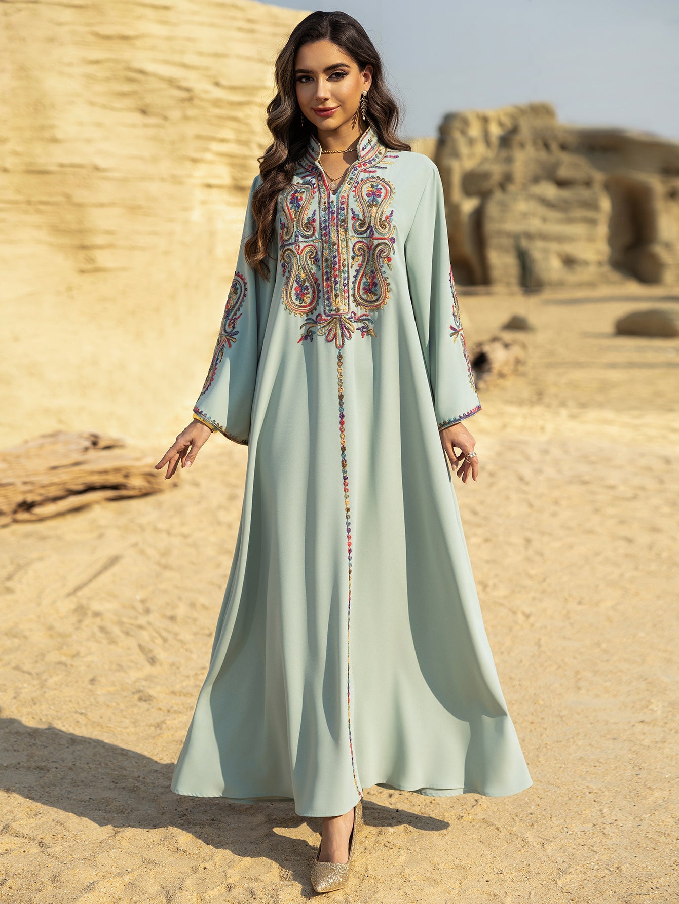 جلابية نسائية-AB458