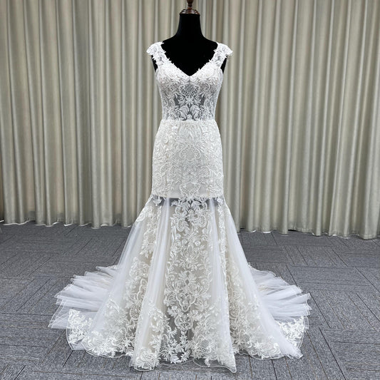 Bespoke Wedding Dress  AA005(requires customization)