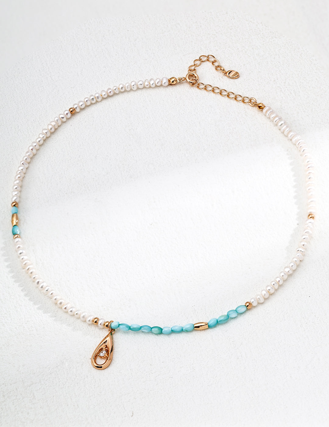 Blue Fritillaria Necklace D0642-2