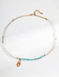 Blue Fritillaria Necklace D0642-2