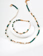 Beaded Malachite Necklace D0648