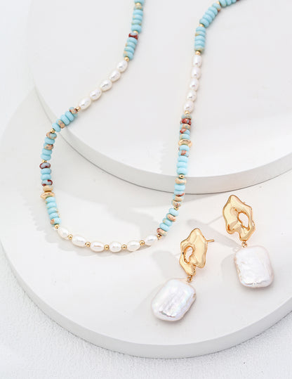 Shoushan stone necklaceD0544-2