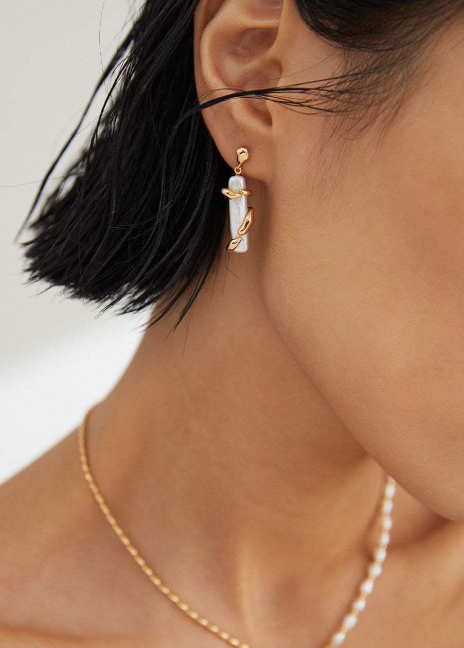 Baroque earrings e01115