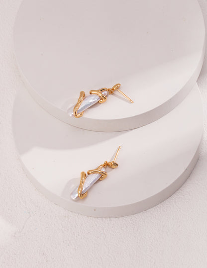Baroque earrings e01115