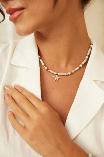Shoushan stone necklace D0522-2