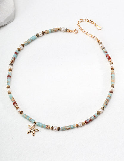 Shoushan stone necklace D0522-2
