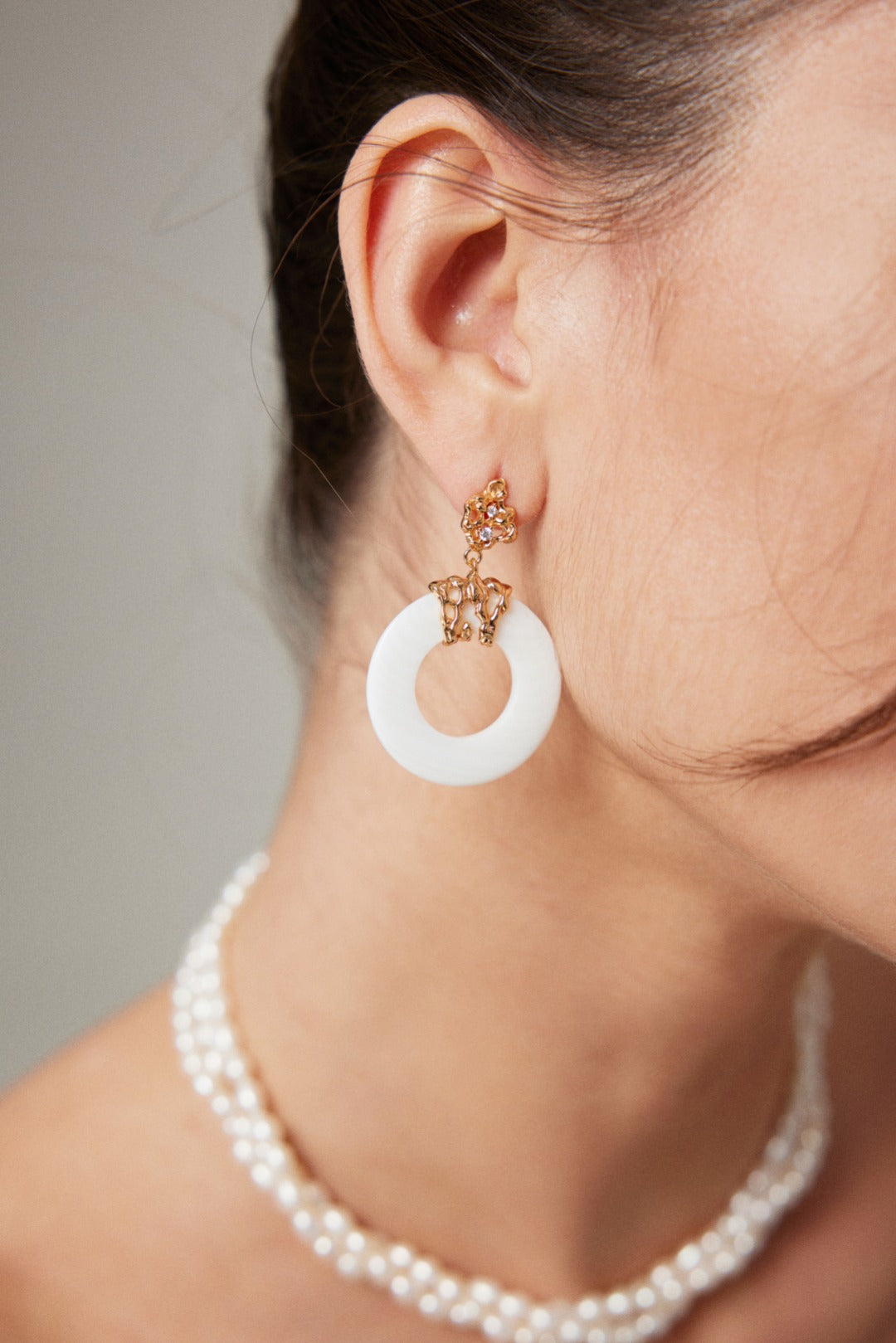 Shell earrings E0956