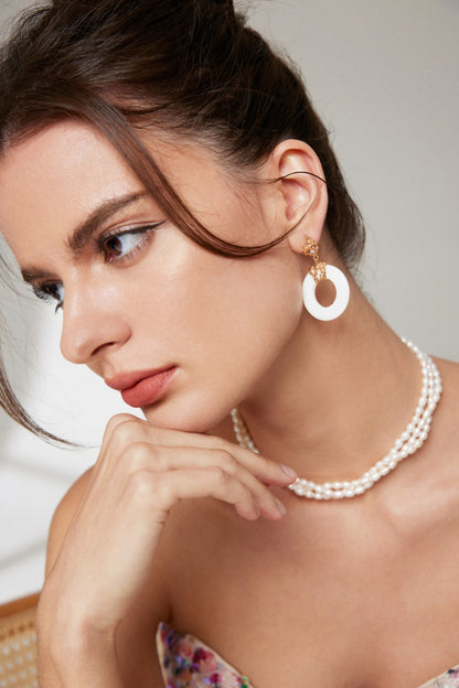 Shell earrings E0956