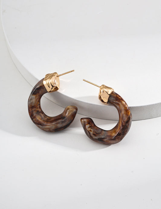Agate earrings E01237