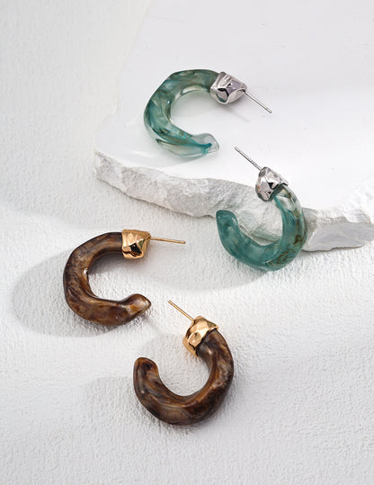 Agate earrings E01237