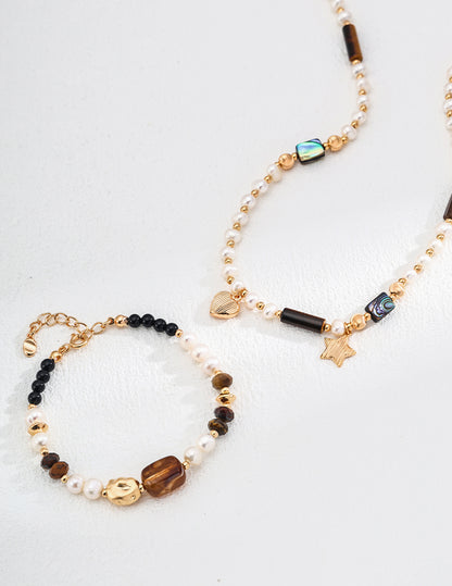 Tiger's Eye Necklace D0591-2