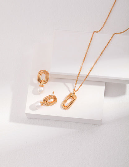 Mobius sterling silver necklace D0399